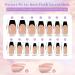 Black Tip Press On Nails Short 150 Removable Black French Tip Artificial Nails - Nail Decoration Kits For Nail Professionals Beginners Hobbyists French Black Wear 11 - Buy Online on GoSupps.com