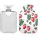 Naanle Strawberry Fruit Hot Water Bottle - 1L Transparent Heat Therapy for Pain Relief & Comfort - Buy Online on GoSupps.com