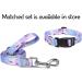Suredoo Adjustable Dog Collar - Soft Nylon for Small & Medium Dogs - Purple Flowers (L 38-63 cm) - Buy Online on GoSupps.com