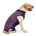 Heywean Hundebody after op castration wound protection suits for dogs professional pet recovery Suit Hund Medical Shirt Body Suit After the Operation Dog pet surge suit for dogs L (pack with 1) Marine Plaid