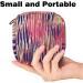 Autumn-Themed Storage Bags for Women's Bandages & Menstrual Cups | Large Zipper Pocket for Tampons & Period Inserts - Pink Multi-Color - Buy Online on GoSupps.com