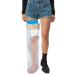 Waterproof Leg Cast Cover for Shower, Adult Full Leg Cast Shower Protector,Soft Comfortable Watertight Seal to Keep Wounds Dry, for Showering, Bathing and Hot-tub, Cast Watertight Protection Adult Full Leg Cast Cover
