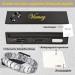 Vicmag Magnetic Bracelet for Men | Titanium Steel with Ultra Strength Magnets | Adjustable Double Row Design & Gift Box (Silver) | International Shipping Available - Buy Online on GoSupps.com