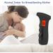Seven-first Portable Breathalyzer Alcohol Tester with LCD Display & 5 Mouthpieces - Black - Buy Online on GoSupps.com