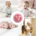 Flufy Plush Powder Puff - Portable Ultra Soft Plush Baby Powder Puff | Plush Baby Flufy Powder Puff with Cute Bowknot | Makeup Puff | Comfortable Kids Body Talcum Powders Puff for Loose Powder Pink - Buy Online on GoSupps.com