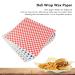 DEKAIM Checkered Deli Paper Sheets - 240 Waxed Inserts for Food Baskets | Perfect for Packing Bread & Sandwiches - International Shipping Available - Buy Online on GoSupps.com