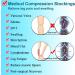 Open Toe Thigh High Medical Compression Stockings 20-30 mmHg for DVT Varicose Veins & Edema - Firm Support Hose for Women & Men - Buy Online on GoSupps.com