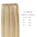 Buy 35cm 80g Light Blonde Highlights Real Hair Extensions | Sew In Weft Hair for Beautiful Styles - Buy Online on GoSupps.com