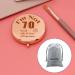 Rose Gold Compact Makeup Mirror - 70th Birthday Gift for Women | Ideal for Grandma, Mom, Wife | Happy 70th Birthday, Anniversary, Retirement Present for Her - Buy Online on GoSupps.com