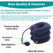 Medized Inflatable Cervical Neck Traction Device - Adjustable Blue for Spinal Alignment & Neck Relief - Shop Internationally - Buy Online on GoSupps.com