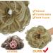 Messy Bun Hair Piece Scrunchies Extension | Curly Wavy Updo Synthetic Chignon Ponytail | Ash Blonde Mix Bleach Blonde | Hair Accessories for Women/Girls - Buy Online on GoSupps.com
