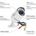 ZOSI 2.0MP 1080p Security Camera | 4-in-1 TVI/CVI/AHD/CVBS Surveillance Bullet Camera | Indoor/Outdoor | 120ft Night Vision | Aluminum Metal Housing | Compatible with 960H/720P/1080P/5MP/4K analog CCTV DVR | Wired Camera (White) - Buy Online on GoSupps.com