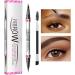 XIAOXIAOYU 2in1 Eyebrow Pen with Eyeliner Pencil Double Ended Eyebrow Pencil Waterproof 2in1 Eyebrow Pen Eyeliner Pencil Natural Looking Eyebrow Pencil for Travel Shopping 03 - Buy Online on GoSupps.com
