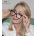 Eyekepper Oversize Reading Glasses for Women - Stylish Black +2.50 Readers for International Shipping - Buy Online on GoSupps.com