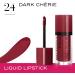 Bourjois Rouge Edition Velvet Liquid Lipstick 24 Dark Cherie Reds - 7.7ml | Long-Lasting Matte Lip Color - Buy Online on GoSupps.com