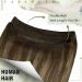 Easyouth Brown Highlight Double Weft Sew in Hair Extensions - Real Human Hair 14 Inch 70g #4P27 - Buy Online on GoSupps.com