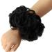 JJstar Curly Wavy Hair Scrunchies - Synthetic Chignon for Women & Girls (Off Black) - Buy Online on GoSupps.com