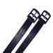 Lussoro Black Stirrup Leathers - Full Size for Horse | Premium Quality - Buy Online on GoSupps.com