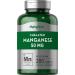 Chelated Manganese | 50 mg | 200 Tablets | Manganese Gluconate Supplement | Vegetarian Non-GMO Gluten Free | by Piping Rock