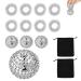 4 pieces of hedgehog ball 8 acupressure ring skills borderline skills set stress adults hedgehog ball metal hedgehog balls massage ball with knobs hedgehog ball hard hedgehog ball small massage rings by finger