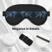 World Map Light Blocking Eye Mask - Soft Adjustable Sleep Mask for Travel & Yoga - Buy Online on GoSupps.com
