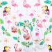 Summer Flamingo and Green Leaf Nail Art Stickers Decals - 12 Sheets - Buy Online on GoSupps.com