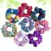 Lurrose 8pcs Glitter Scrunchies - Colorful Ponytail Holders for Women Girls Teens & Kids | Best Hair Accessories - International Shipping Available - Buy Online on GoSupps.com