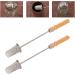 Premium Stainless Steel Cupping Stick Set - Fire-Tied Rods with Wooden Handle - Traditional Reusable Cupping Therapy 2 Pieces for Optimal Health - Buy Online on GoSupps.com