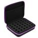 CHICIRIS Essential Oil Storage Bag Essential Oil Carrying Case for Beautician for Travel Work(Purple)