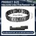 Buy Titan Magnetic Tape Bracelet for Men | Adjustable 2-Row Magnetic Stark Bracelet - Black Tools & Bag Included - International Shipping Available - Buy Online on GoSupps.com