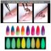 Monochrome Nail Extension Starter Set | Glow-in-the-Dark Gel & Rhinestone Glitter for Beginners - Nail Art Design #03 - Buy Online on GoSupps.com