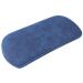 Classic hard-shell glasses case with soft cover made of synthetic leather in a suede look - ARUBA FEELING in dark blue
