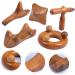 Beaupretty Sandalwood Massage Devices - 10 STK Facial & Neck Tools Triangular Foot Massagers for Spa Relaxation - Buy Online on GoSupps.com