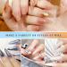 MaikcQ Nail Extension Tool Kit - 120pcs Dual Forms Nails Molds with 10Pcs Transparent Nail Tips Clip for DIY Manicure - Buy Online on GoSupps.com