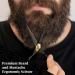 5.5 Ontaki Premium Hand Forged Japanese Steel Scissors for Hair Beard & Mustache - Bartscher Black Trim Tool - Buy Online on GoSupps.com