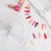 200 Pcs Clear Nail Swatch Sticks with Ring | Stiletto Practice Tips & Number Stickers for Nail Polish Color Display - Buy Online on GoSupps.com