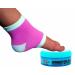 Bodiance Moisturizing Gel Heel Socks 2 Pairs Pink Large + O'keeffe's Healthy Feet Foot Cream Bundle - Buy Online on GoSupps.com