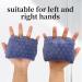 Finger Separator Cushion - Hand Contracture Rehab Aid for Adults | Purple Palm Grip Protector with Elastic Bands - Buy Online on GoSupps.com