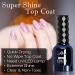 DR.MODE No Wipe Top Coat Gel Nail Polish - 0.5 Oz - High Gloss Shine - Long Lasting - UVLED Light Required - DIY & Salon - Buy Online on GoSupps.com