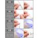 Kalolary 32PCS Cured Gel Nail Polish Strips Adhesive Full Wrap Gel Nail Art Sticker Waterproof Gel Nail Wrap Stickers with Nail File and Stick(UV/LED Lamp Required) (Transparent) - Buy Online on GoSupps.com