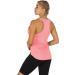 Icyzone Women's Racerback Workout Tank Tops - Pack of 3, Medium Charcoal/Jade/Hot Pink - Buy Online on GoSupps.com
