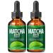 (2 Pack) Matcha Burn Drops MatchaBurn Liquid Tea Formula with Natural Ingredients | Daily Energy Body Balance & Healthy Shape Support | Easy-to-Use Liquid Drops Official Reviews (60 Servings)