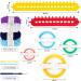 LOVEINUSA Knitting Loom and Pompom Maker Set - 13PCS Rectangle Looms with Yarn Skeins - Beginner Crochet Supplies for Hat, Scarf, Shawl, Sweater, Sock - Buy Online on GoSupps.com