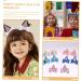 ifundom 6 Pairs hair clips cat ears hairpin barrettes for girls bobby pin for thick hair girls hair barrette hair bows clips girls barrette Princess Miss hair accessories fabric - Buy Online on GoSupps.com