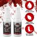2 Pcs Fake Blood Spray - Halloween Blood Splatter Makeup for Clothes - Realistic Zombie & Vampire Costume Cosplay - 2 x 30ml Red - Buy Online on GoSupps.com