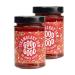 GOOD GOOD Sweet Strawberry Jam - Keto Friendly - Low Calorie and No Added Sugars - Vegan - Gluten Free - Preserves - 330g x 2