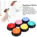 Dog Buttons Training Words 6pcs Talking Dog Recordable Buttons Set for Communication Dog Speech Training and Behavior Aids Buttons Pet Training Buzzer for Cats Dogs 30 Second Recordable Button - Buy Online on GoSupps.com