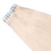 Shop Tape In Hair Extensions #60 White Blonde - 50cm 30 Bricks 4cm Wide 100% Remy Real Hair | Durable Adhesive Tape | Tresse by Novon Hair Extensions - Buy Online on GoSupps.com