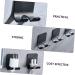 Alipis 12 STK Adhesive Razor Hangers - Black Aluminum Bathroom Razor Hook Storage - 3 Pack (4.5x4cm) - Durable Sticking Hooks for Child Safety - Buy Online on GoSupps.com
