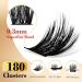 Cluster Eyelash Extensions - 165 PCS Wispy DIY Individual Lashes Soft Mink False Eyelashes with Super Thin Band - C-8-16 Mixed Tray - Buy Online on GoSupps.com